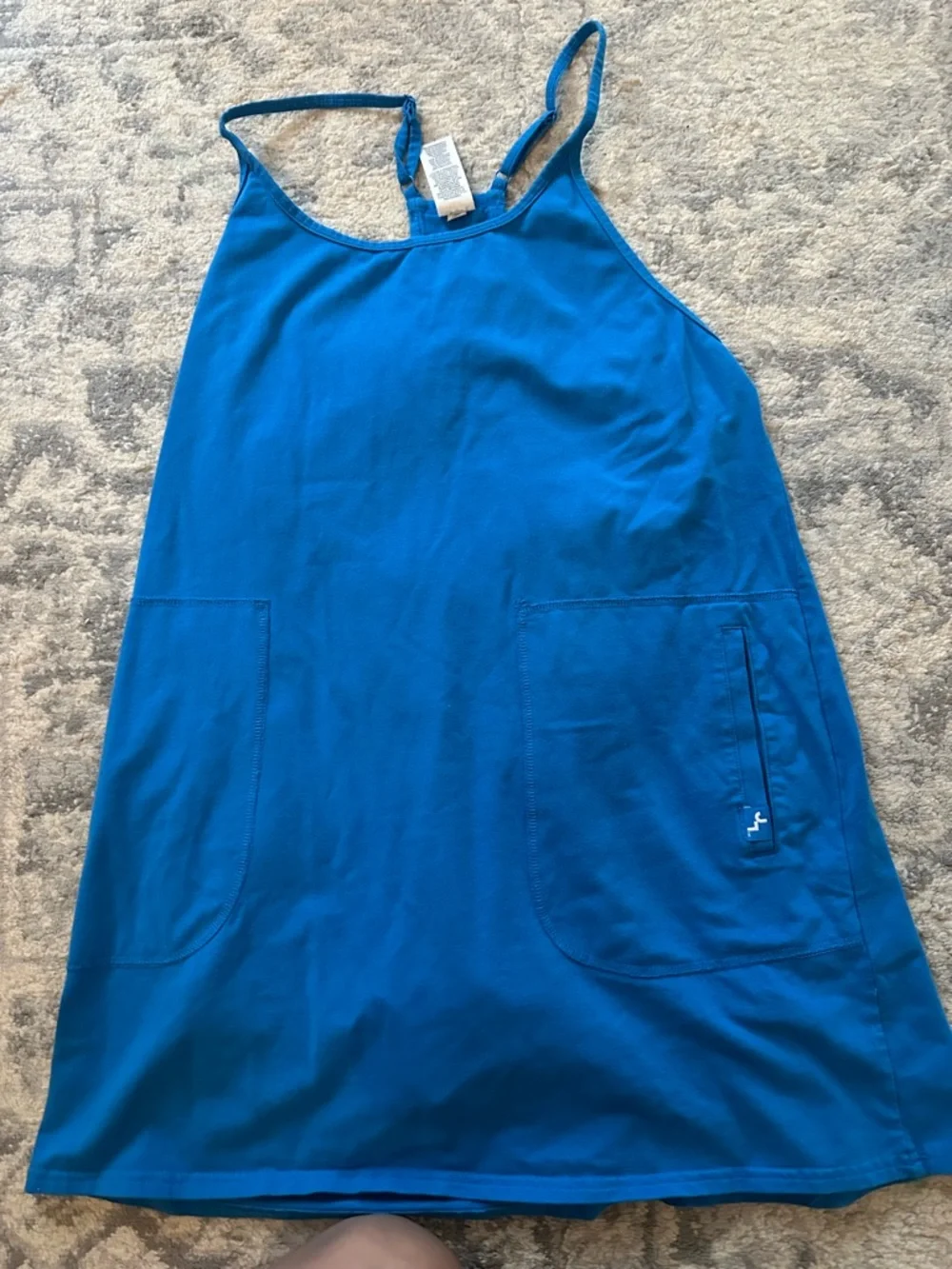 Small Blue Racerback Tennis Dress - Picture 3 of 5